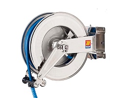 Катушка автоматическая поворотная WATER 150° AISI 304 200bar 1/2" 30m MECLUBE 071-2504-430