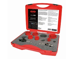 Набор коронок Bi-Metall 8 пр. 22-68 мм. HSS RUKO 106302