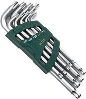 Набор имбусовых ключей удлиненных Tamper-Proof TORX шариком (9 предм.) T10-T50 SATA ST09715