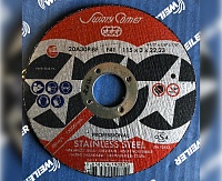 Круг отрезной D115х3 Inox&Metal 20A30P-BF SwatyComet 379006