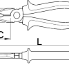 Плоскогубцы комбинированные изолированные 180mm 1000V UNIOR 610422