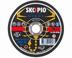Круг отрезной D150х2 Metal A30S -BF/F41 SKORPIO 14567