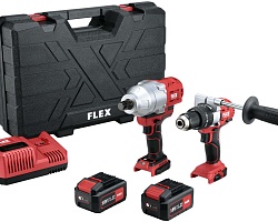 Дрель-шуруповерт + Гайковерт PD 2G 18.0-EC FS55 + IW 3/4“ 18.0-EC FLEX 516228