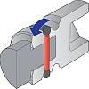 Головка торцевая ударная 1/2" 14mm UNIOR 603966