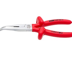 Плоскогубцы удлинённые изогнутые изолированные 170mm 1000V UNIOR 619191 