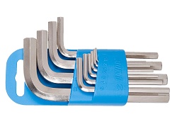 Набор ключей шестигранных 1.5-12 мм в пластиковом подвесе UNIOR 617079