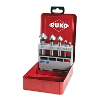 Набор зенкеров DIN 335 форма C 90°, 6,3-25mm (5 пр.) HSS RUKO 102154