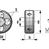 Плашка BSW 7/8x9 HSS DIN EN22568 RUKO 247078
