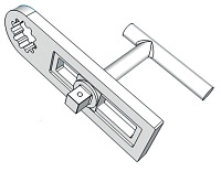 Упор скользящий 76-200mm RAD 25242