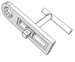 Упор скользящий 76-200mm RAD 25242