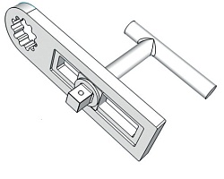 Упор скользящий 76-200mm RAD 25242