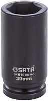 Головка ударная удлиненная 6-ти гранная 3/4", 33мм. SATA ST34621SC