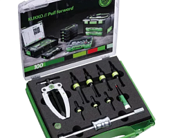 Набор для демонтажа шарикоподшипников с контропорой и обратным молотком KUKKO K-22-C-E