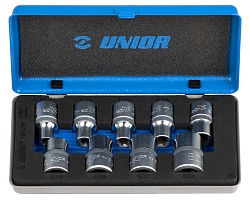 Набор торцевых головок 1/2" E-torx 9пр UNIOR 607314