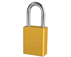 Замок алюминиевый навесной MASTER LOCK 13G248/A1106YLW
