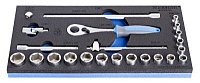 621080 Набор головок торцевых 3/8" в SOS-ложементе, (23 предм.)