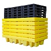 Поддон для еврокубов IBC 2 x 1000L 2560x1350x500mm ROMOLD BB2