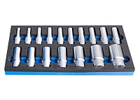 Набор торцевых головок 1/2" 17пр SOS ложемент UNIOR 625332 
