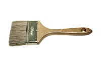 Кисть плоская ЗУБР УНИВЕРСАЛ-ЭКСПЕРТ, натуральная щетина,деревянная ручка, 100мм 4-01005-100