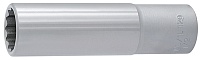 Головка торцевая двенадцатигранная удлинённая, 1/2", 19мм. UNIOR 610771