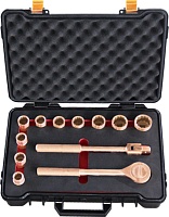 Набор искробезопасных головок 8-27мм. 1/2" (13 пр.) AL-BR X-SPARK 101F