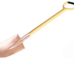 Лопата штыковая 420х240х990мм. AL-BR X-SPARK 200-1002