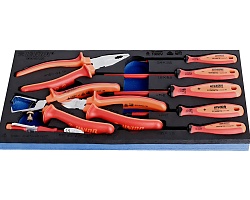 Набор изолированных инструментов в SOS ложементе UNIOR 621070