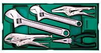 Набор шарнирно-губцевого инструмента 5пр. SATA ST09909-02