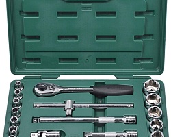 Набор торцевых головок с принадлежностями 1/2" 24пр SATA ST09060-6SJ