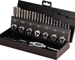 Набор метчиков и плашек M3-M12 31пр. RUKO A245013