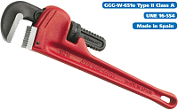 Ключ трубный HEAVY DUTY 10" SUPER EGO 102100000