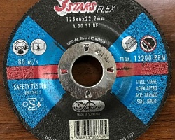 Круг шлифовальный D125х6 Metal AS30S1-BF 3STARS 312876