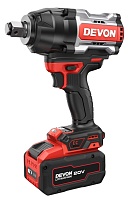 Гайковерт ударный аккумуляторный 3/4" 1700Nm DEVON 5770-Li-20-SET