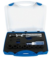 Трещотка пневматическая с набором головок 1/2" UNIOR 615515