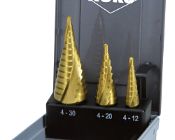 Набор из 3-х ступенчатых сверел HSS (0/9,1,2) RUKO 101026TRO