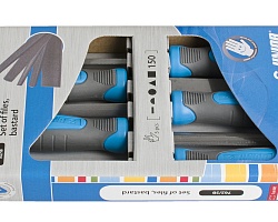 Набор напильников драчёвых в картонной упаковке UNIOR 619467