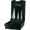 Набор ступенчатых сверел TERRAX 4.0-30.0mm HSS RUKO A101126RO