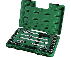 Набор торцевых головок с принадлежностями 1/2" 24пр SATA ST09060SJ