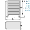 Тележка инструментальная EUROSTYLE 940E4 UNIOR 608545