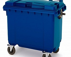 Передвижной мусорный контейнер 770л Арт.26.C19 (20.804.70.PE; 21.053.70.РЕ)