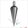 Набор ступенчатых сверел TERRAX 4.0-30.0mm HSS RUKO A101126RO