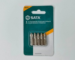Набор бит PH2 1/4" 5шт SATA SC59223