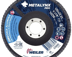 Круг лепестковый D180 Z60 Inox&Metal METALYNX PRO 388842
