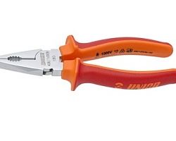 Плоскогубцы комбинированные изолированные 180mm 1000V UNIOR 610422