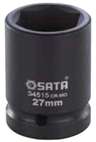 Головка ударная 6-ти гранная 3/4", 1.1/8" SATA ST33507BU