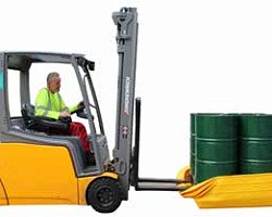 Поддон пластиковый на 4 бочки 1500x1300x440mm. ROMOLD PALCON4