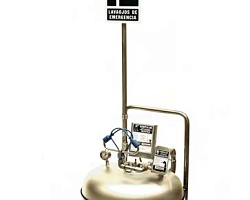 Душ аварийный 100л., мобильный, автономный EMPTEEZY 6100DUCHA