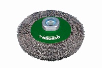 Щетка коническая D115x15 гофрированная Inox OSBORN 1308632351