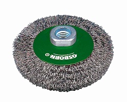 Щетка коническая D115x15 гофрированная Inox OSBORN 1308632351