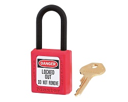 Замок навесной красный ZENEX MASTER LOCK 406RED (Grainger 1TDC9)